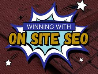 Winning with on site seo