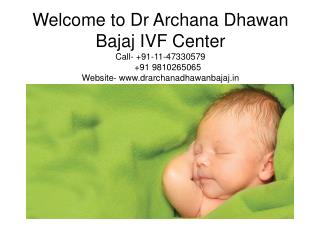 IVF Doctor Archana Dhawan Bajaj