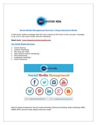 Social Media Management Services | DIM | Clearwater, Florida