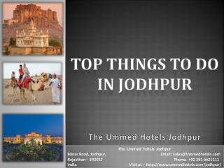 Top Things to Do in Jodhpur