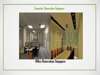 Corporate Renovation Singapore