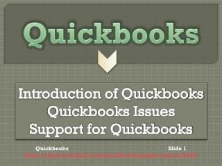 Support for Quickbooks
