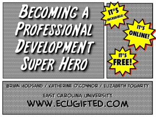 NCAGT Professional Development Superhero