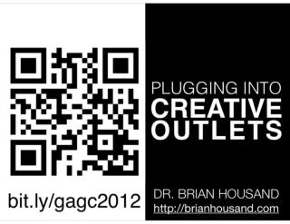 CREATIVE OUTLETS GAGC 2012