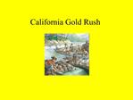 California Gold Rush