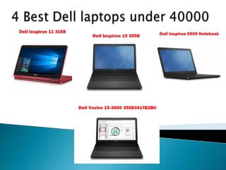 Dell laptop under 40k