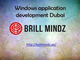 Windows app development company Dubai