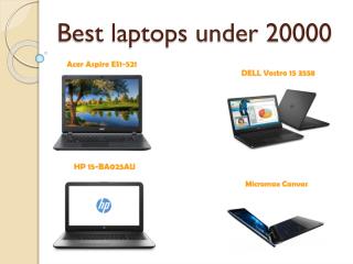 Best laptop under 20000