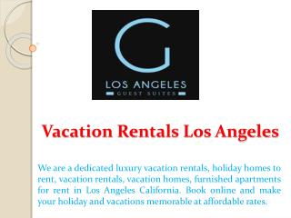 Vacation Rentals Los Angeles