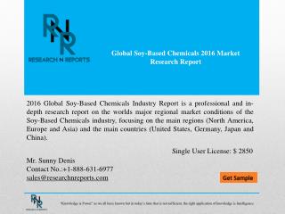 Global Soy-Based Chemicals Market Analysis (2012-2021)