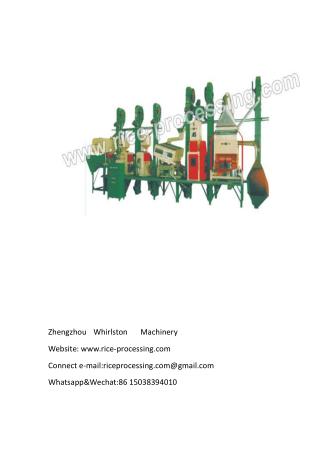 Rice Milling Production Line