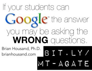 Google the Answer - Montana AGATE 2014