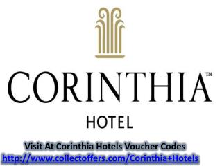 Book Now Luxurious Hotels With Corinthia Hotels