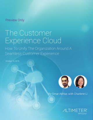 [REPORT] The Customer Experience Cloud