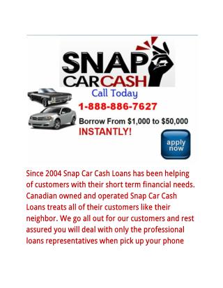 Bad Credit Car Loans Vancouver