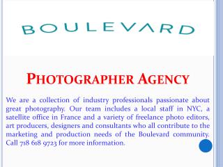 Photographer Agency