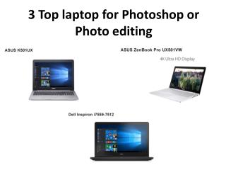 Laptop for Photoshop