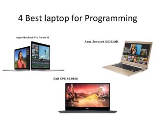 Laptop for programming