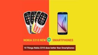 10 Things Nokia 3310 does better than Smartphones