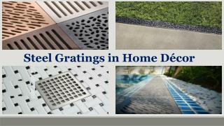 Decorative Steel Gratings for Homes in UAE