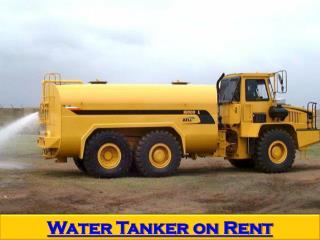 Water Tanker on Rent in Mumbai on daily & monthly basis