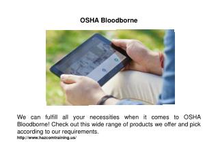 OSHA Bloodborne
