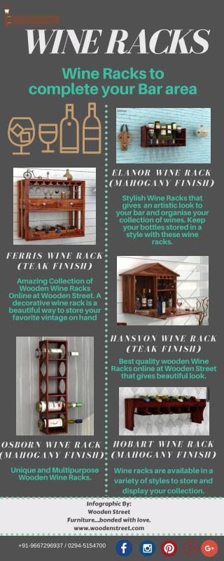 Wine Racks : Buy Wine Racks Online in India - Wooden Street