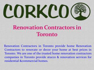 Renovation Contractors in Toronto