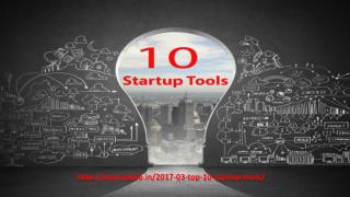 Top 10 Startup Tools