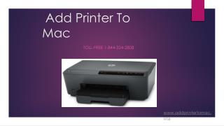 Add Printer To Mac
