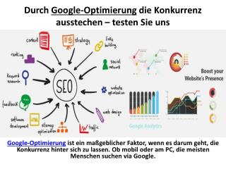 Durch Google-Optimierung die Konkurrenz ausstechen – testen Sie uns