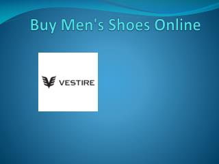 Buy Men's Shoes Online at Vestire India
