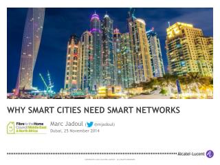 Smart Cities (FTTH MENA 2014)