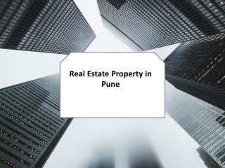 Real Estate Property in Pune