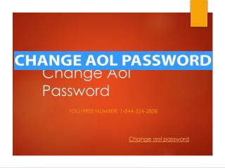 Change Aol Password