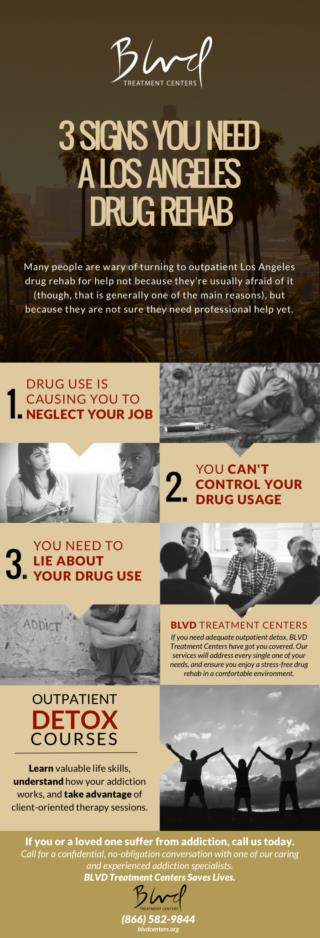 3 SIGNS YOU NEED A LOS ANGELES DRUG REHAB