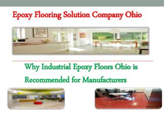 Epoxy Flooring Solution Company Ohio