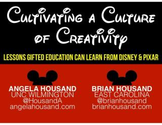 Cultivative a Culture of Creativity NAGC 2015