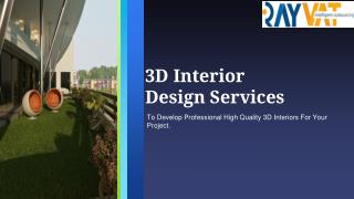 3D Interior Rendering Services