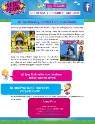 Bouncy Castles Hire in Adelaide