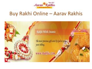 Buy Rakhi Online From Aarav Rakhis