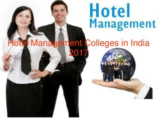 Hotel Management Colleges in India 2017