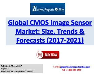 Global CMOS Image Sensor Market Trends, Industry Analysis and Outlook 2017-2021
