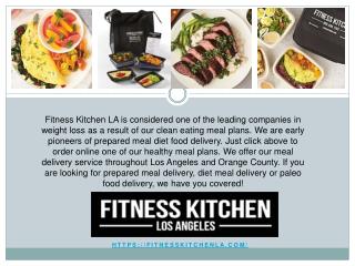 Online Healthy Meal Supplier | LA USA