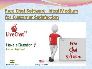 Free Chat Software- Ideal Medium for Customer Satisfaction