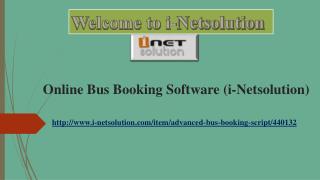 Online Bus Booking Software (i-Netsolution)