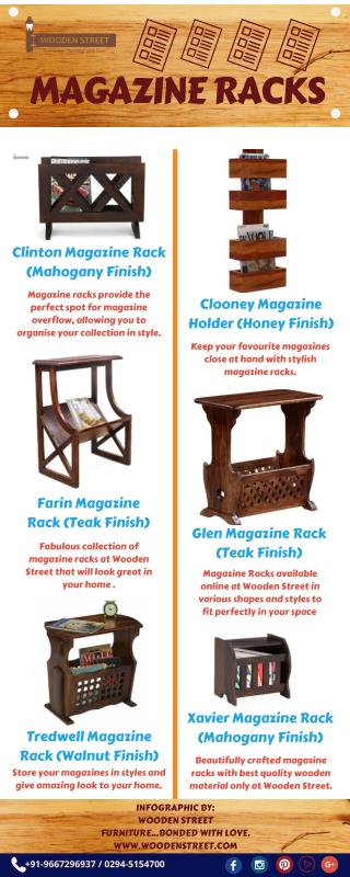 Buy Magazine Racks Online at Unbeatable prices - Wooden street