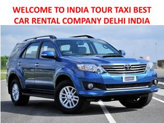 Car Rental Delhi, Rent a Car in Delhi