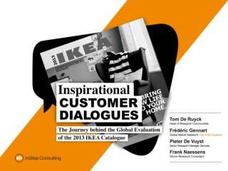 Inspirational Customer Dialogues - IKEA Catalogue [PAPER]