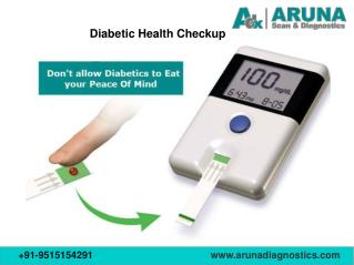 Diabetics health check up packages in Hyderabad